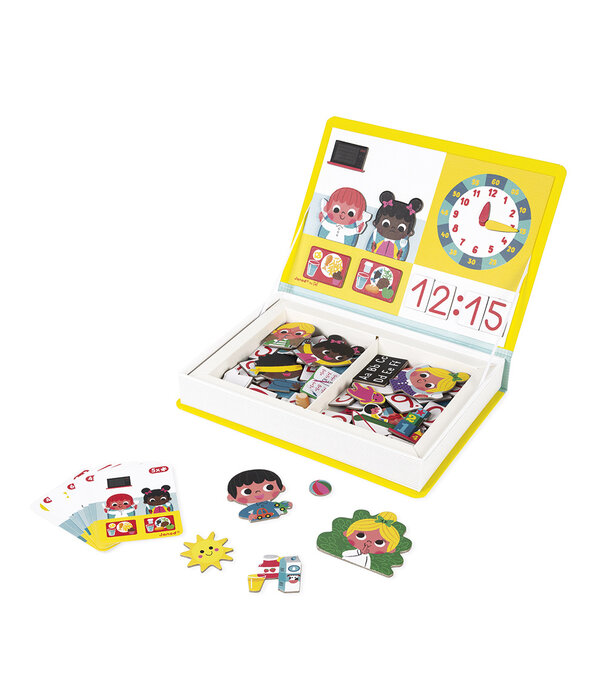 Janod Janod - Magnetibook - Klok kijken