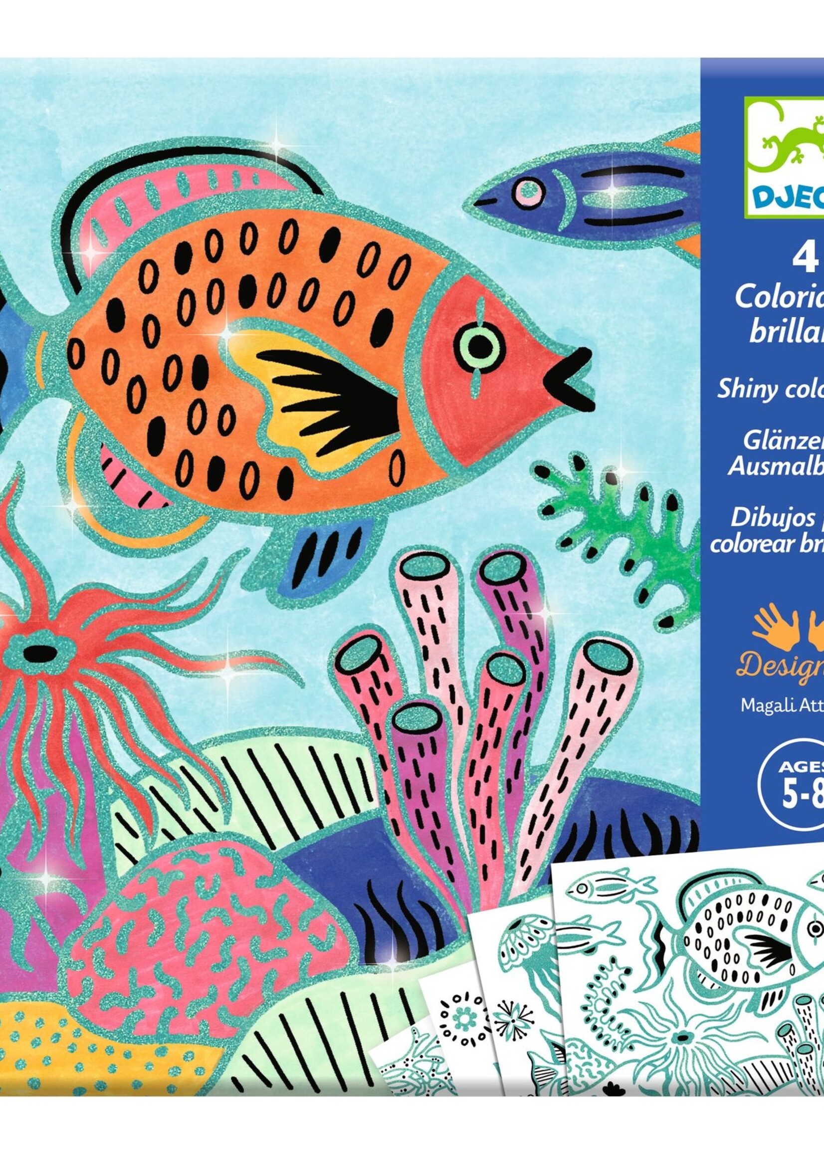 Djeco Djeco - Coloriages Brillants - Onder zee