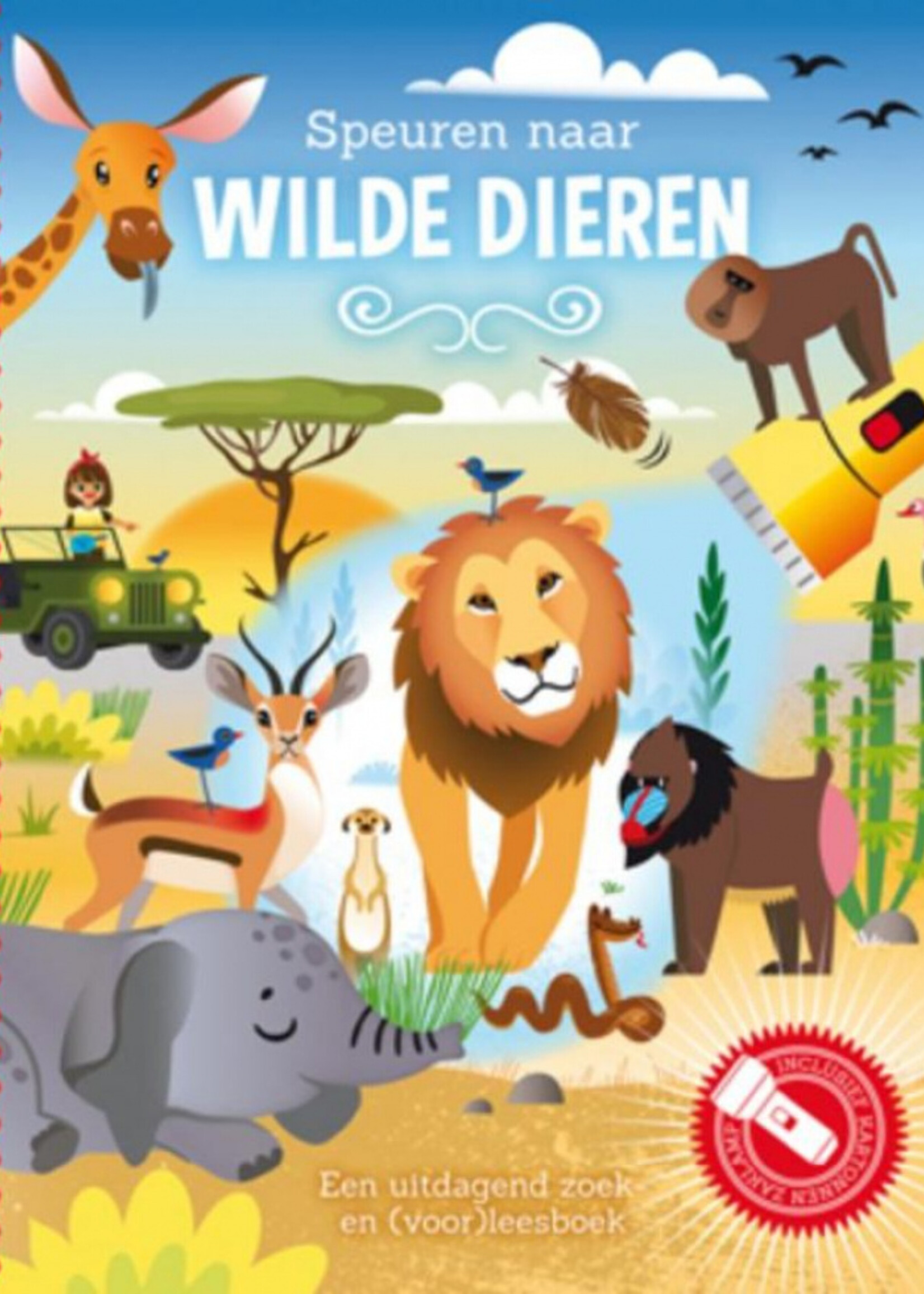Zaklampboek - Speuren naar wilde dieren