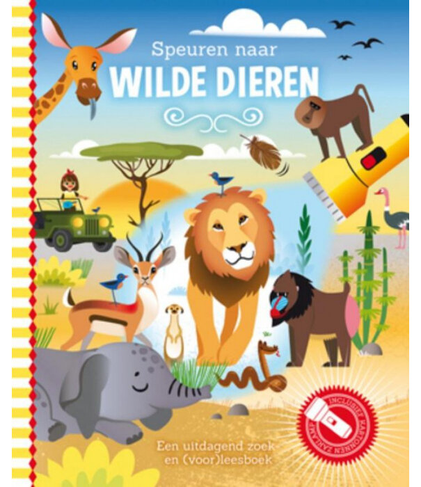 Zaklampboek - Speuren naar wilde dieren