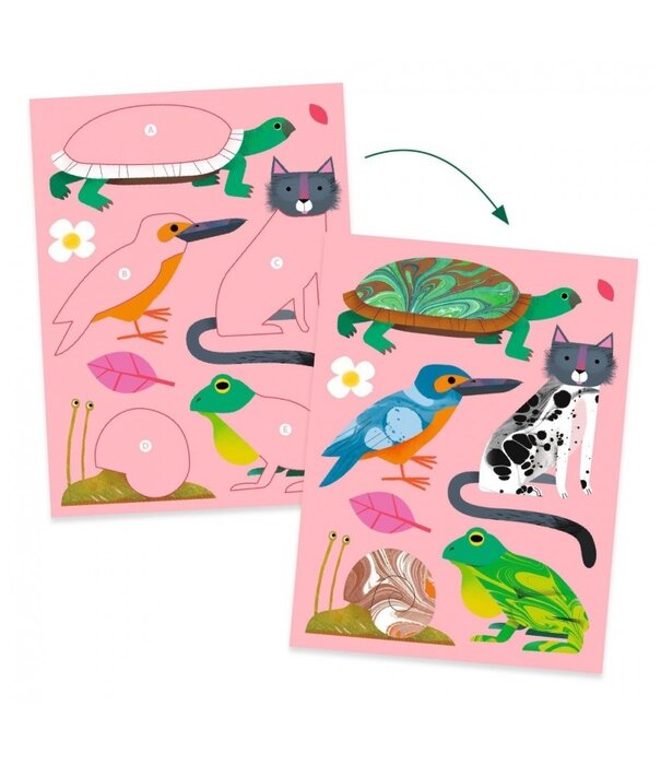 Djeco Djeco - Stickers marmeren