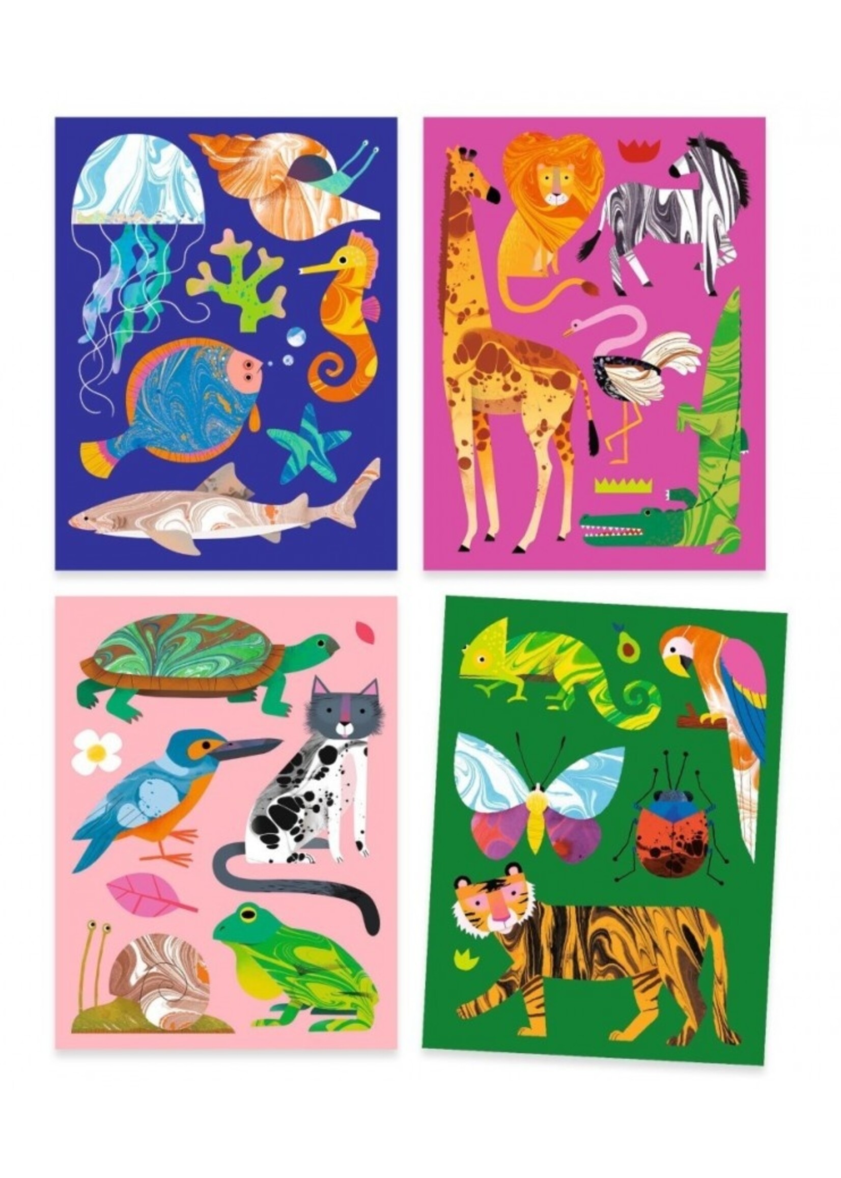 Djeco Djeco - Stickers marmeren