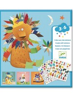 Djeco Djeco- Creëren met stickers - Dieren