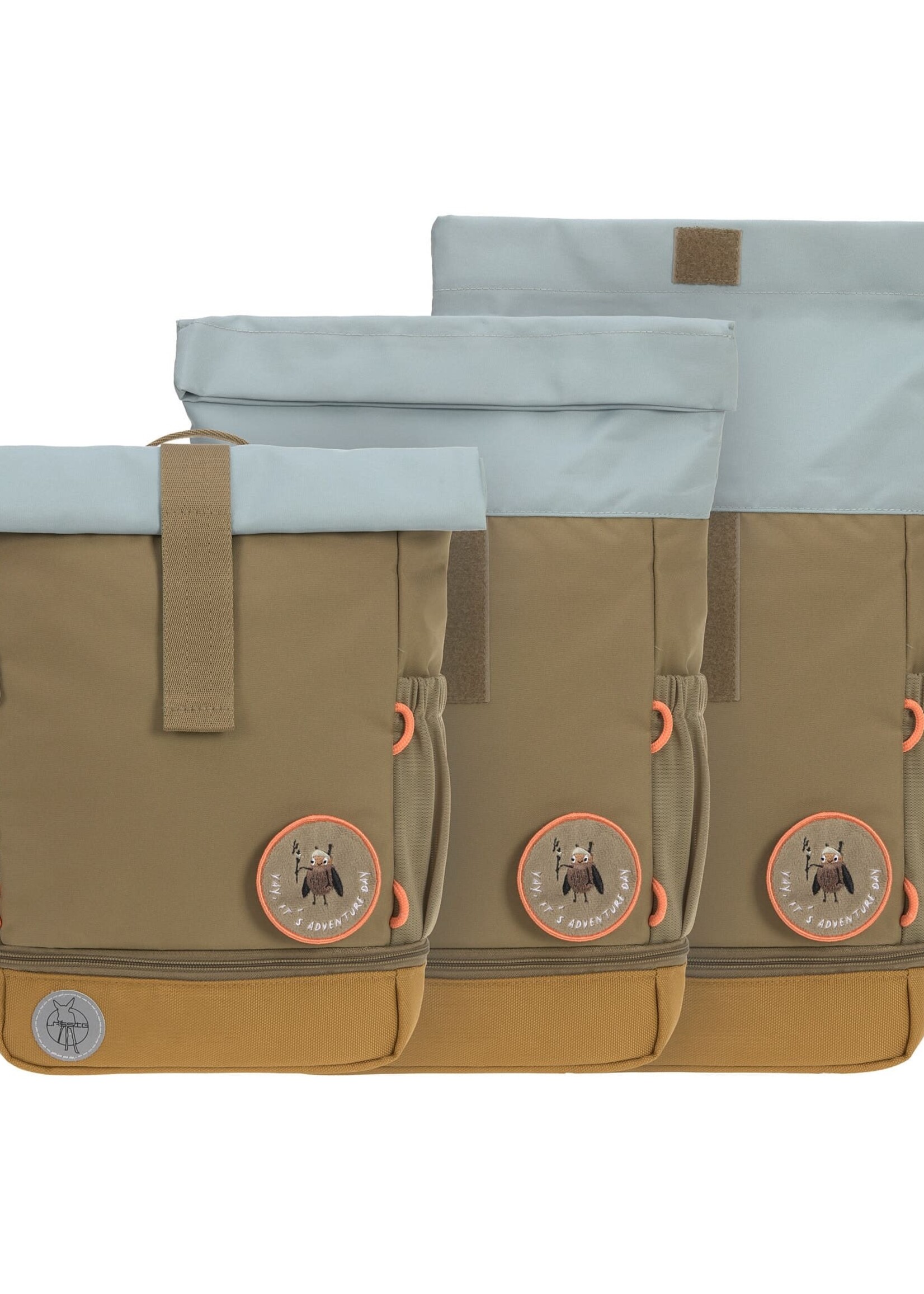Lässig Lässig - Mini Rolltop Backpack - Nature olive
