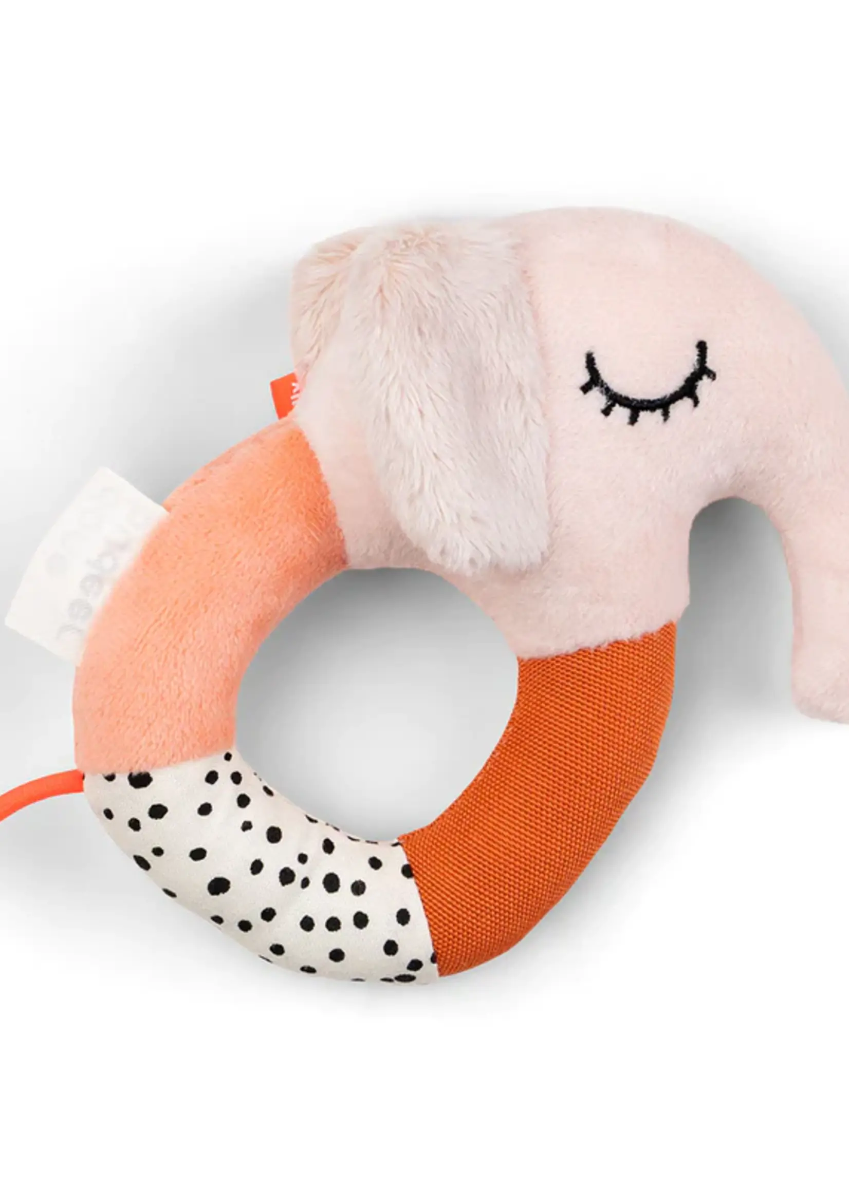 DonebyDeer Donebydeer - Sensory ring rattle - Elphee powder