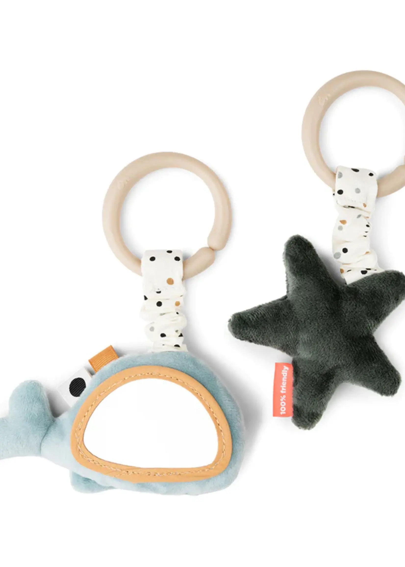 DonebyDeer Donebydeer - Hanging activity toy 2 pcs - Wally blue