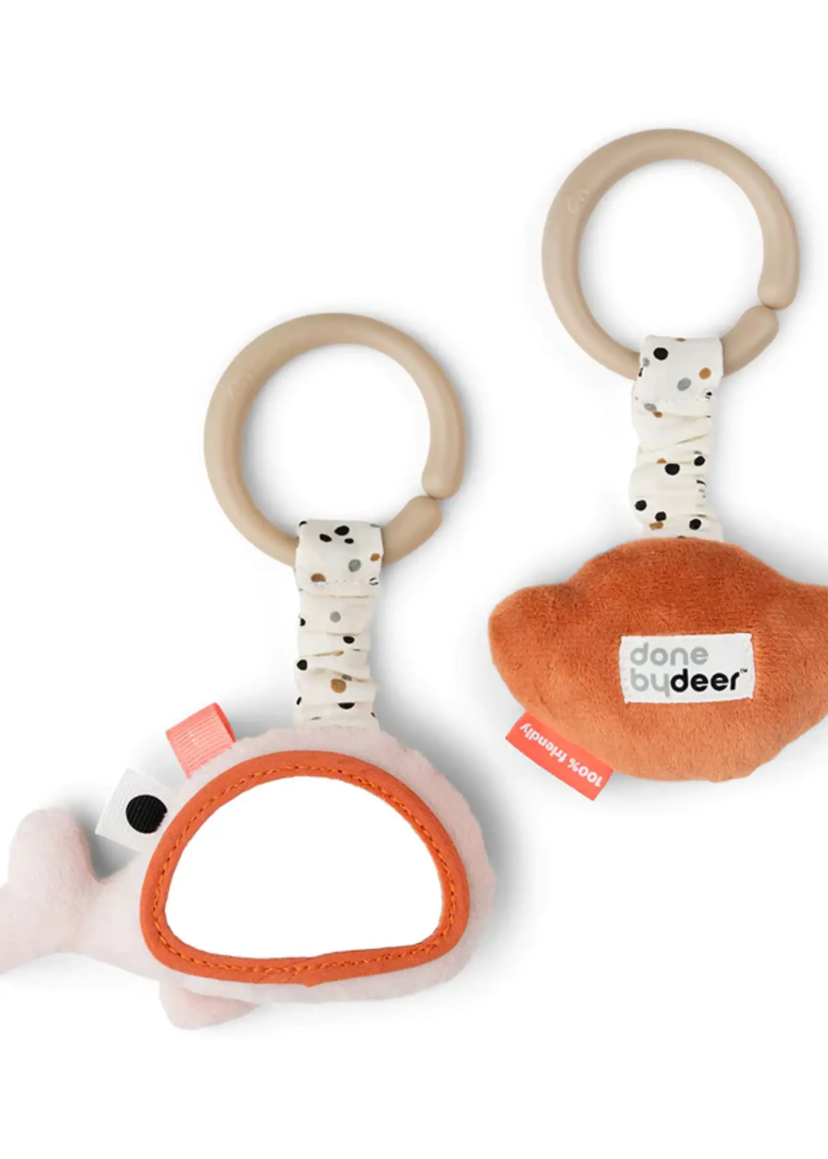 DonebyDeer Donebydeer - Hanging activity toy 2 pcs - Wally powder