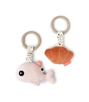 Donebydeer - Hanging activity toy 2 pcs - Wally powder