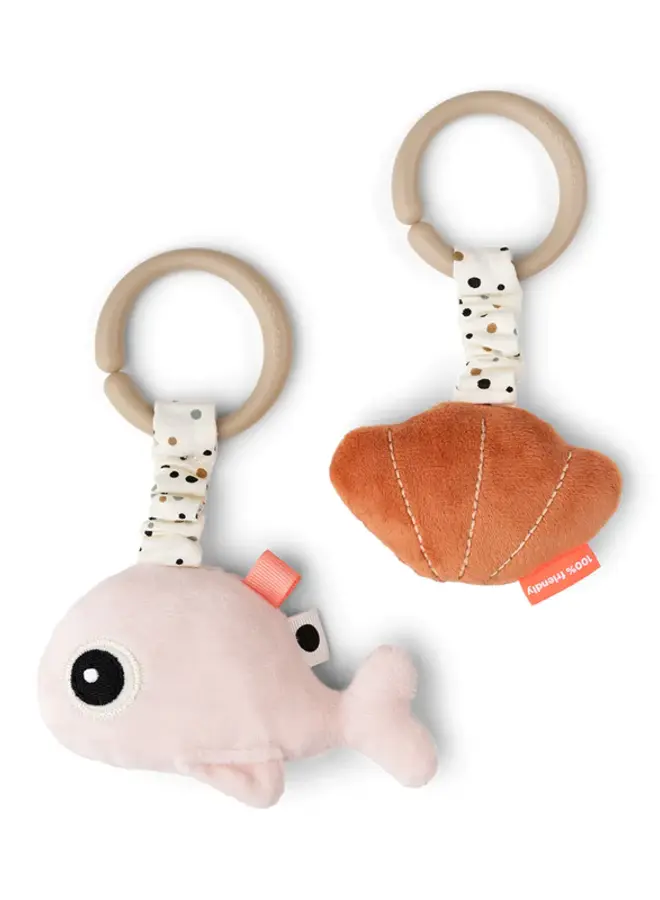 Donebydeer - Hanging activity toy 2 pcs - Wally powder