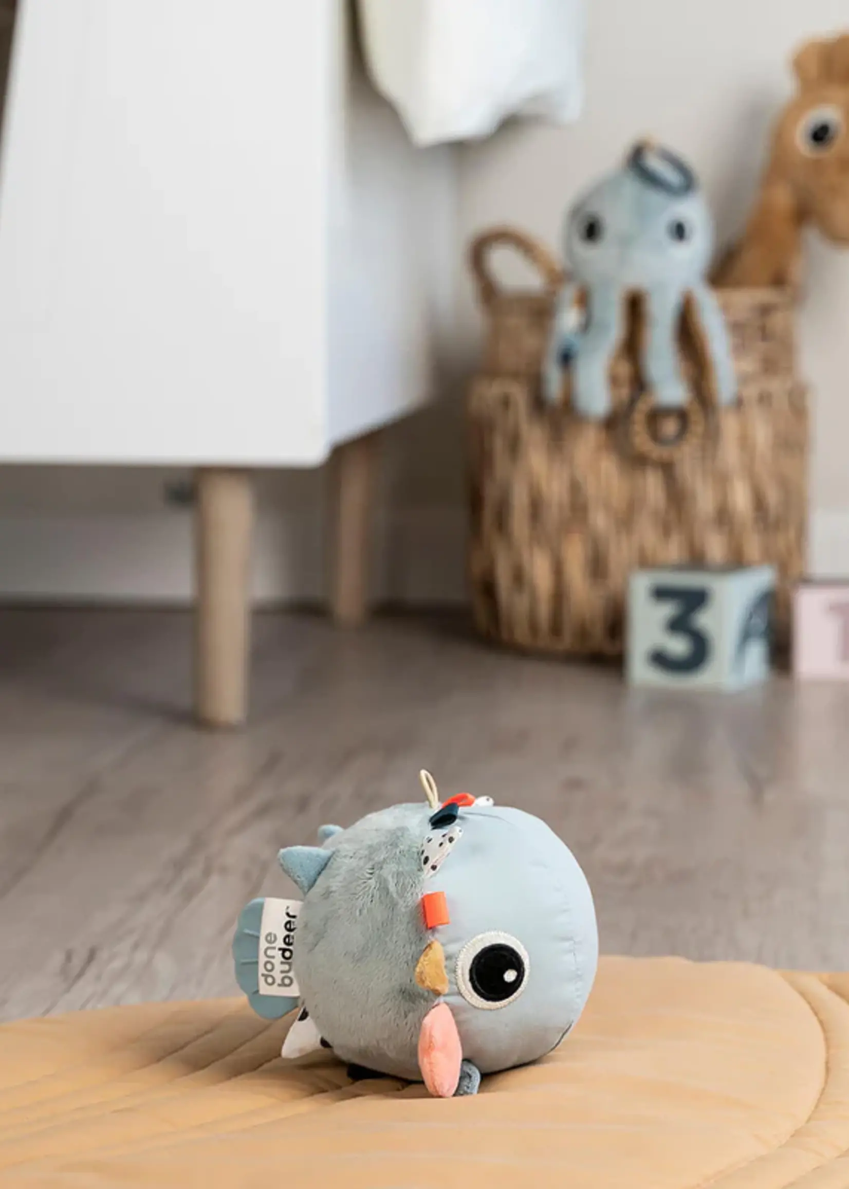 DonebyDeer Donebydeer - Activity ball - Puffee blue
