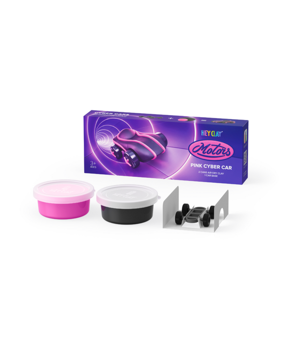 Hey Clay Hey Clay - Cyber Car - Pink