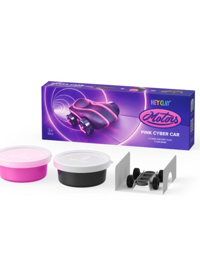 Hey Clay - Cyber Car - Pink