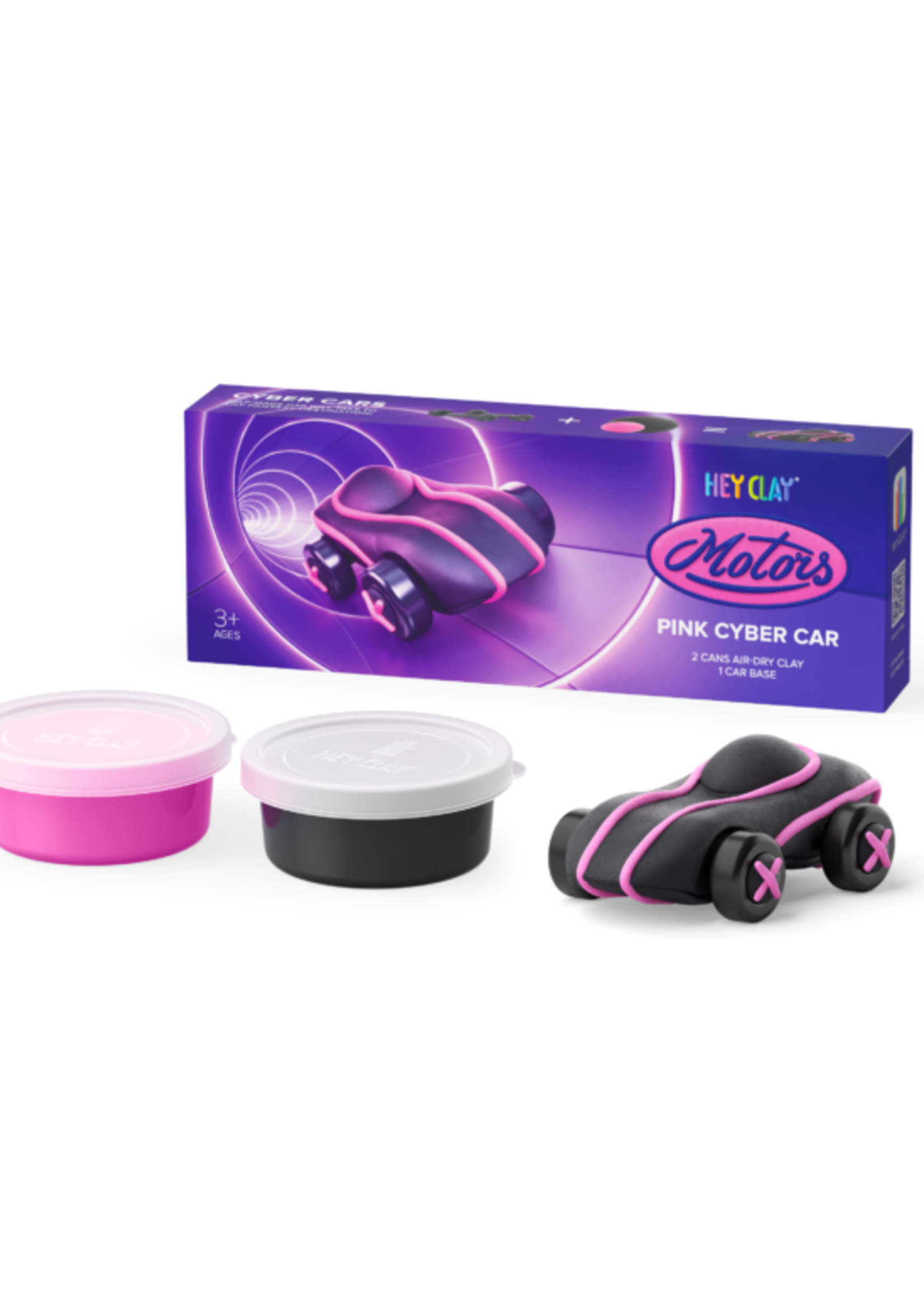 Hey Clay Hey Clay - Cyber Car - Pink