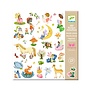 Djeco - metallic stickers - Fantasie