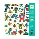 Djeco - metallic stickers - Robots