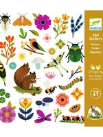 Djeco Djeco - Papieren stickers - Dieren uit de tuin