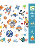 Djeco Djeco - Papieren stickers - Ruimte