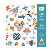 Djeco - Papieren stickers - Ruimte