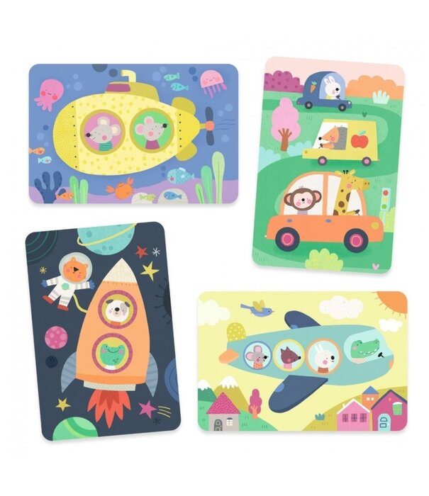 Djeco Djeco - Magic colouring - On the road