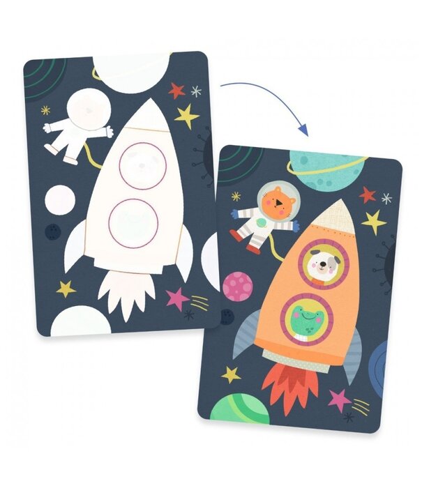 Djeco Djeco - Magic colouring - On the road