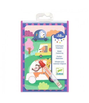 Djeco - Magic colouring - On the road