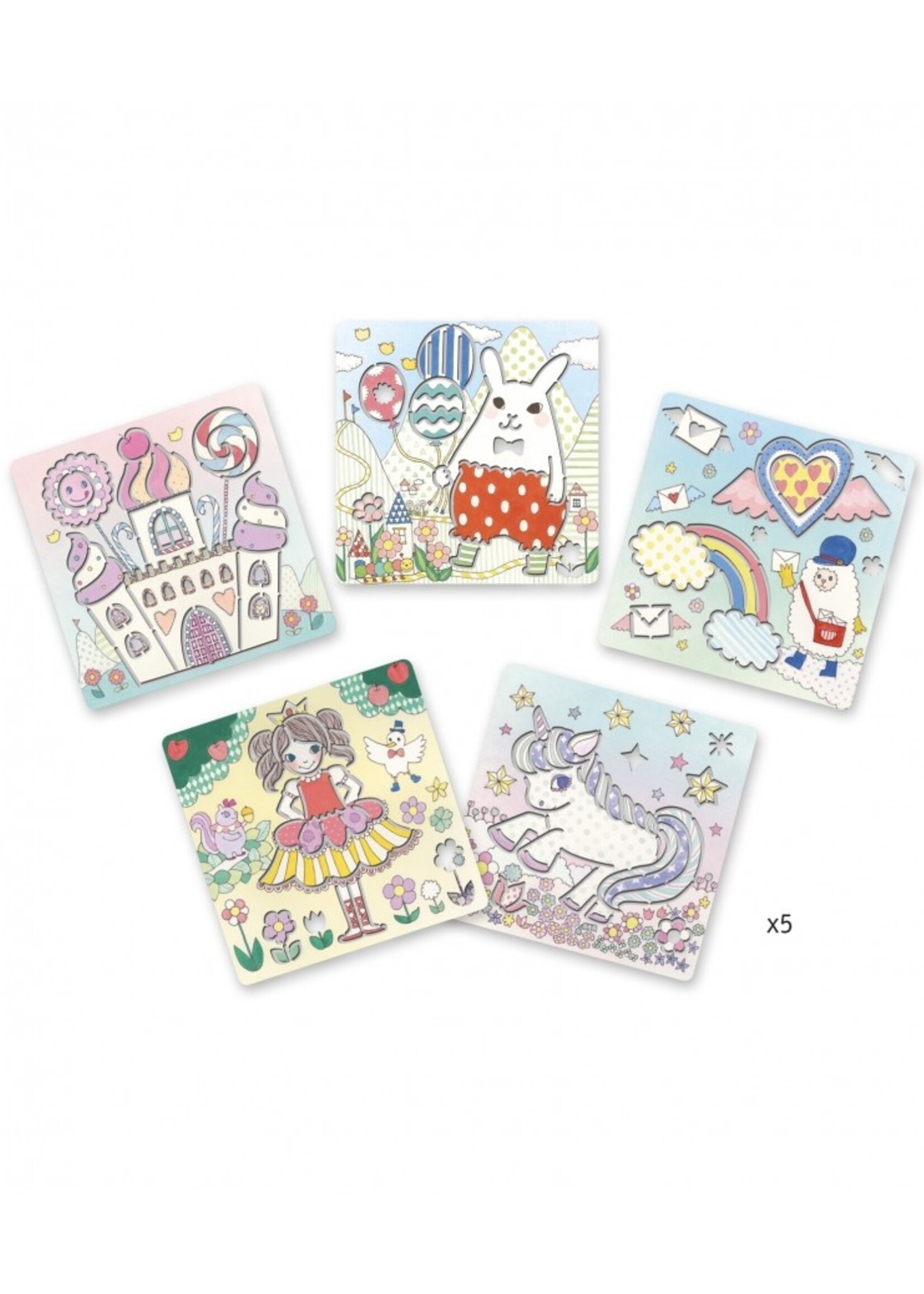 Djeco Djeco - Sjabloon - Kawailand