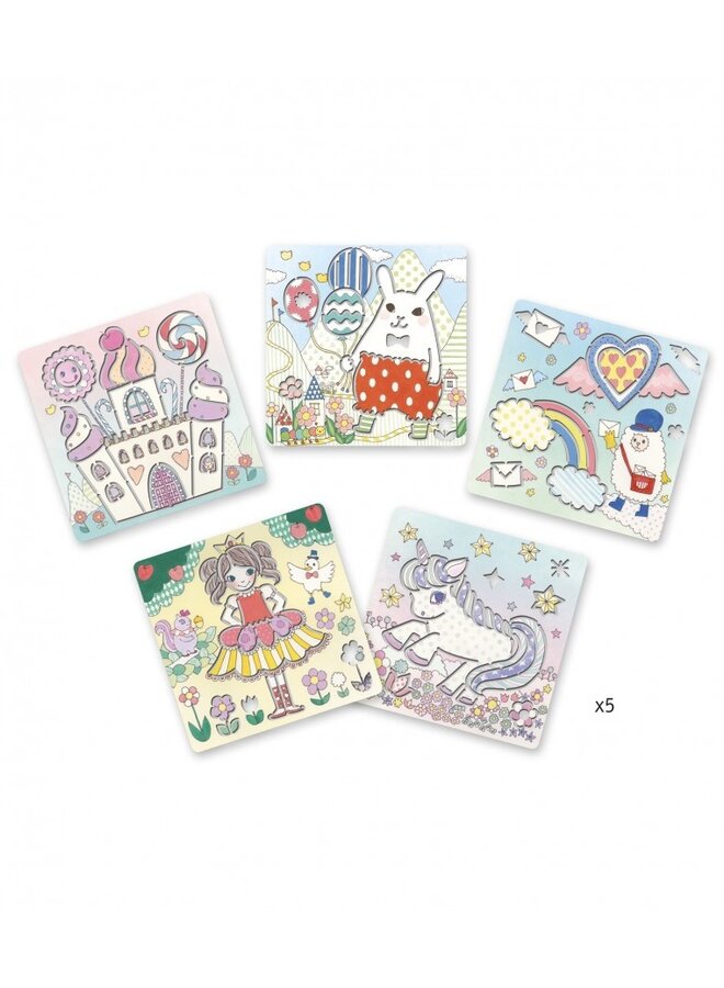 Djeco - Sjabloon - Kawailand