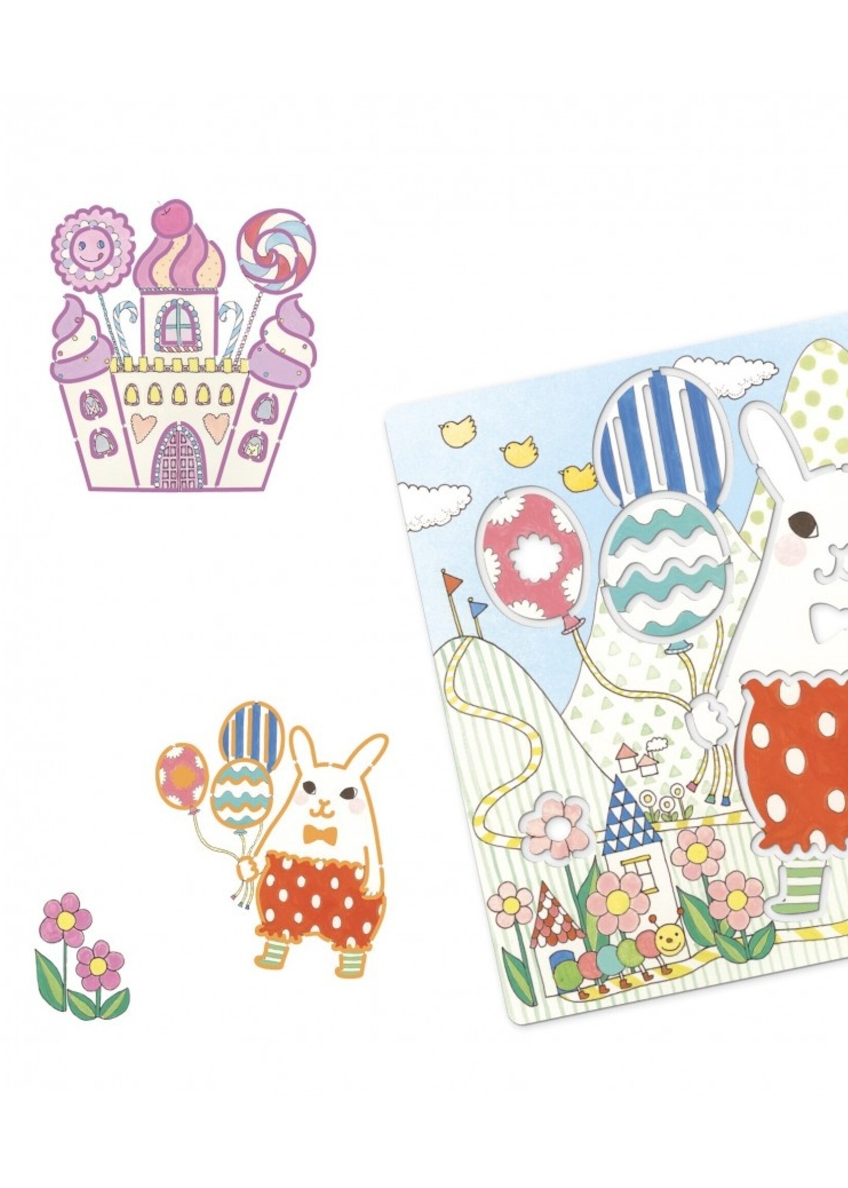 Djeco Djeco - Sjabloon - Kawailand