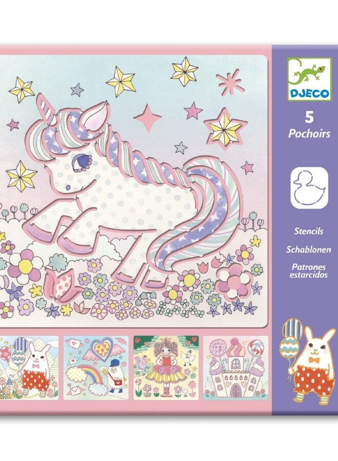 Djeco - Sjabloon - Kawailand