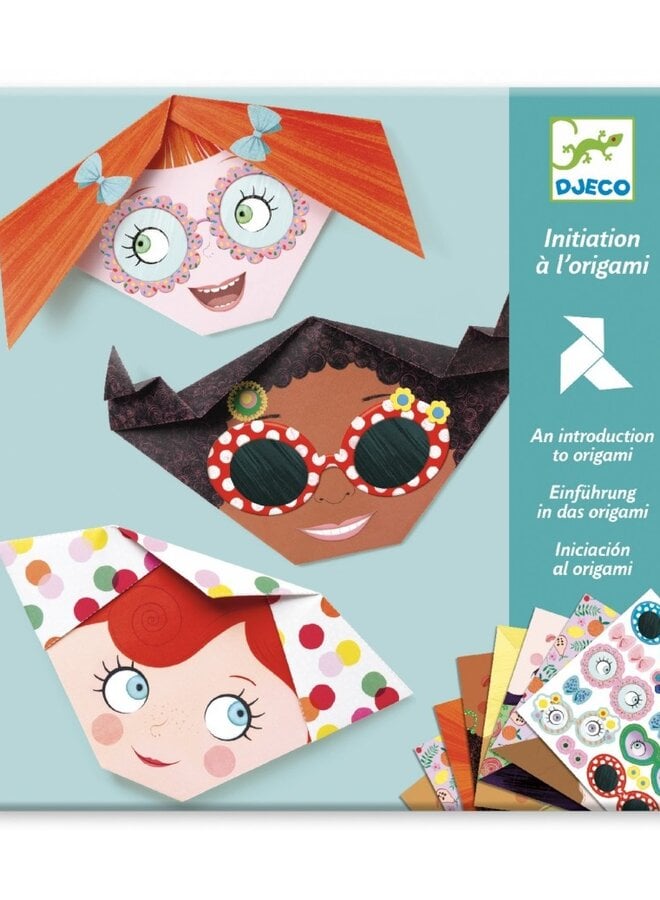 Djeco - Origami - Pretty faces