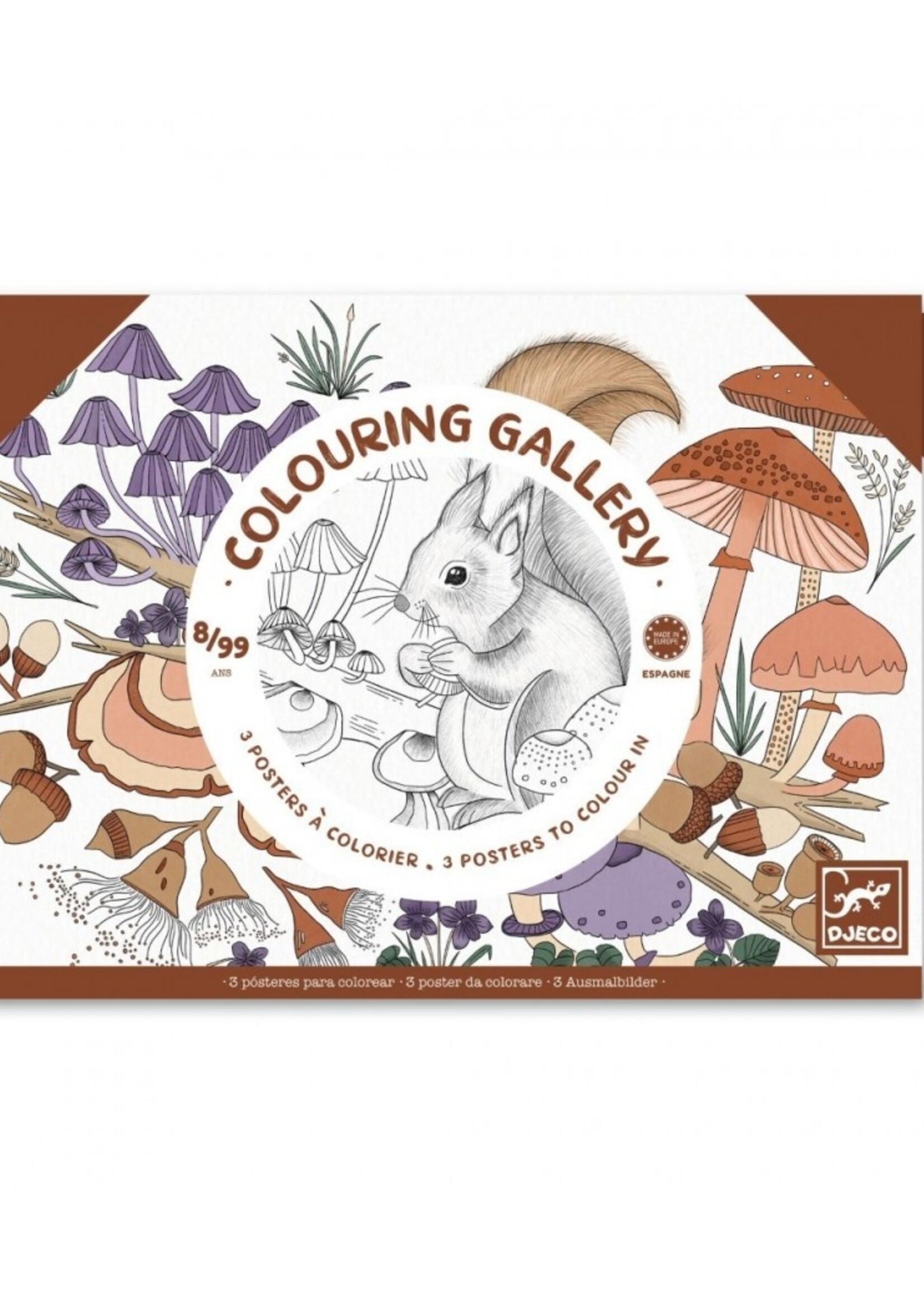 Djeco Djeco - Colouring Gallery - Naturalist