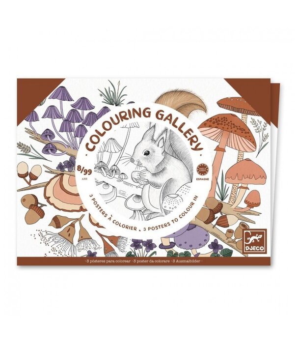 Djeco Djeco - Colouring Gallery - Naturalist