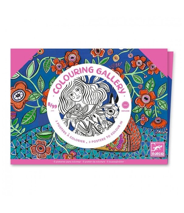 Djeco Djeco - Colouring Gallery - Blooms