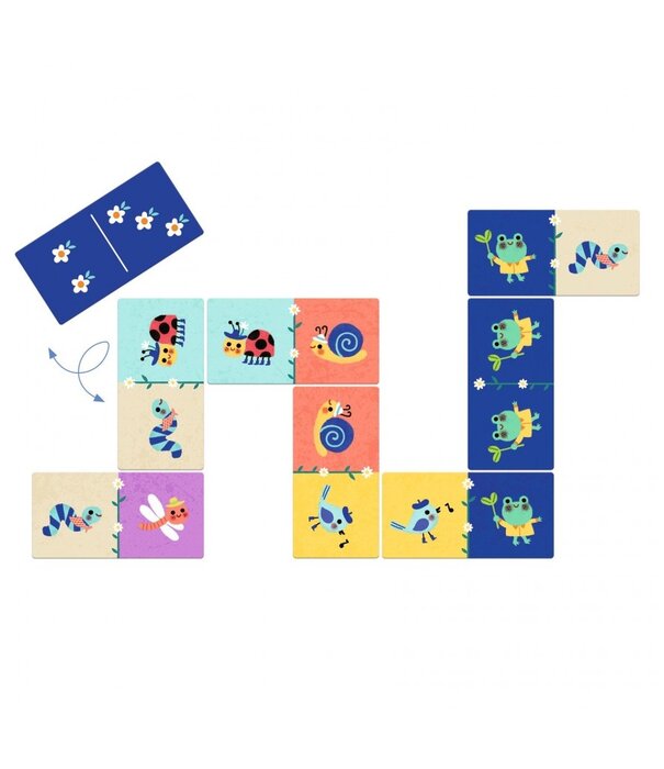 Djeco Djeco - Kleine dieren domino/lotto