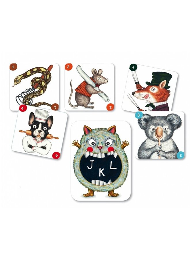Djeco - Playing cards - Abc miam