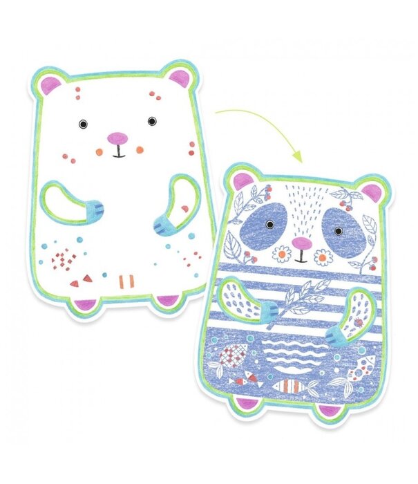 Djeco Djeco - Magic Colouring - Wild animals