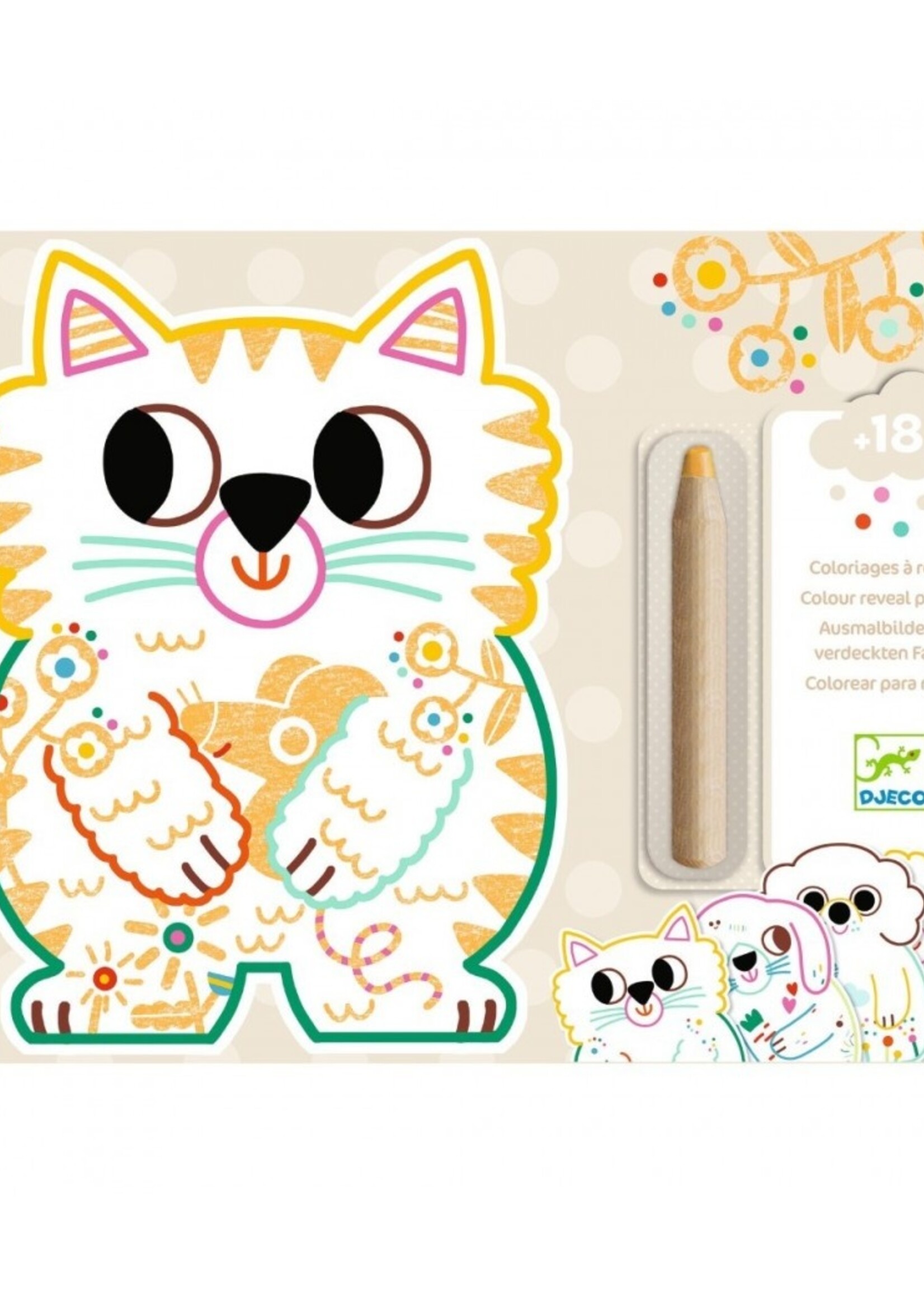 Djeco Djeco - Magic colouring - Domenestic animals