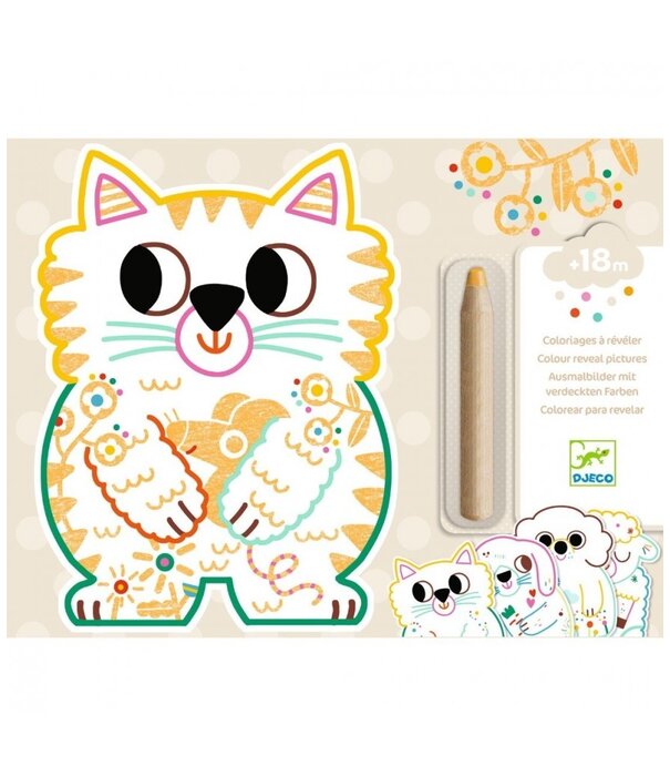 Djeco Djeco - Magic colouring - Domenestic animals