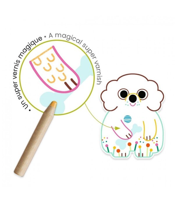 Djeco Djeco - Magic colouring - Domenestic animals