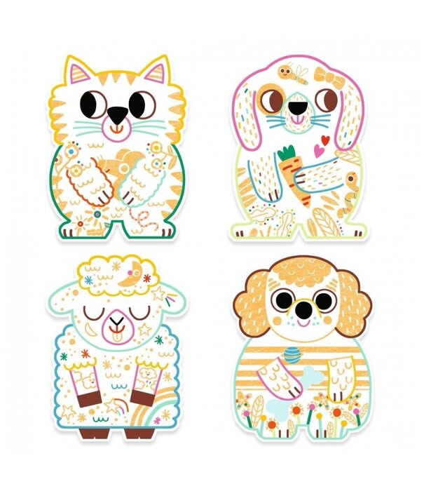 Djeco Djeco - Magic colouring - Domenestic animals