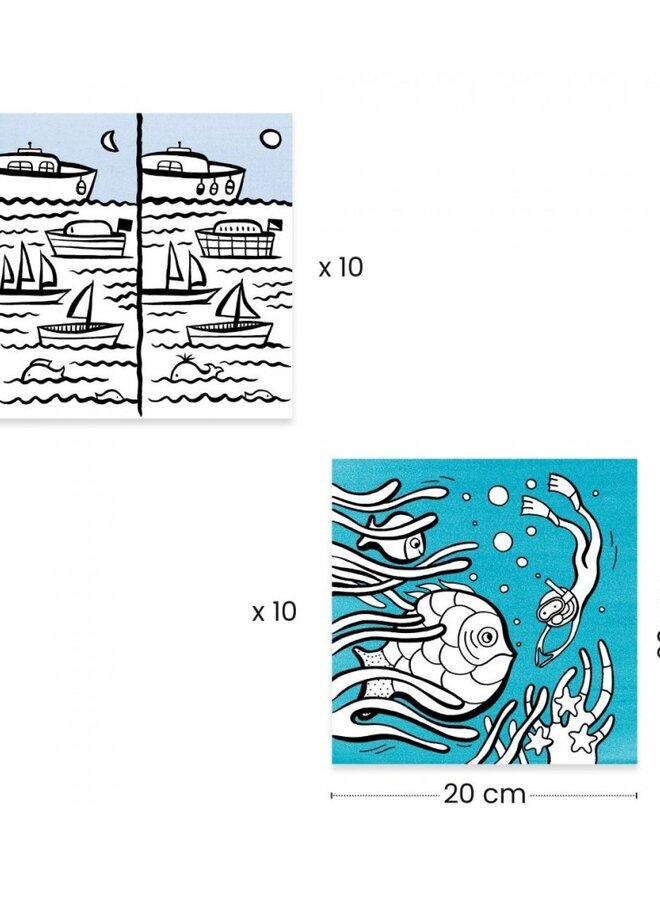 Djeco - Colouring - Ocean