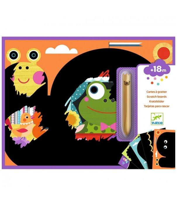 Djeco Djeco - Scratch cards for little ones - Ontdekken