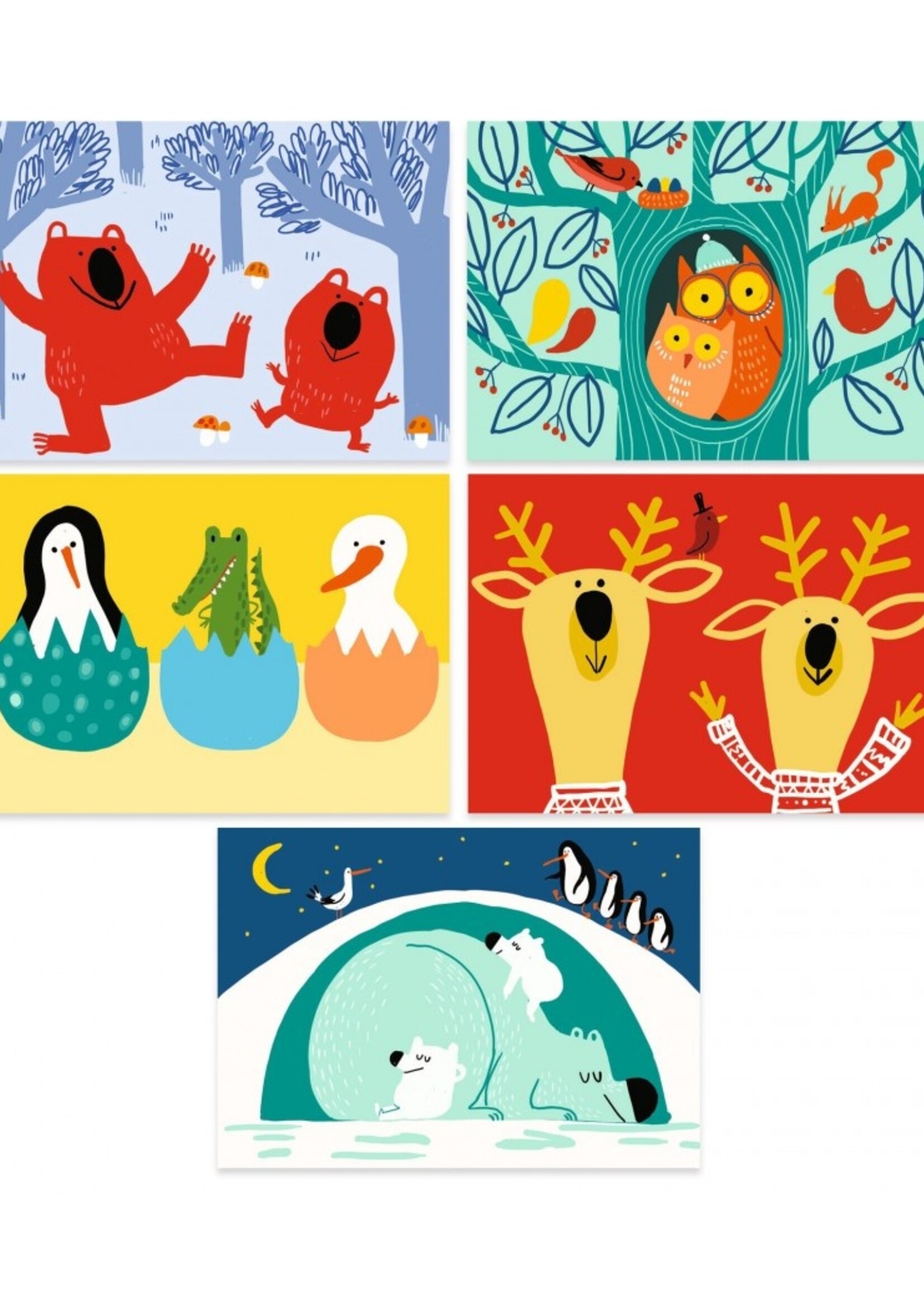 Djeco Djeco - Scratch cards for little ones - Animals