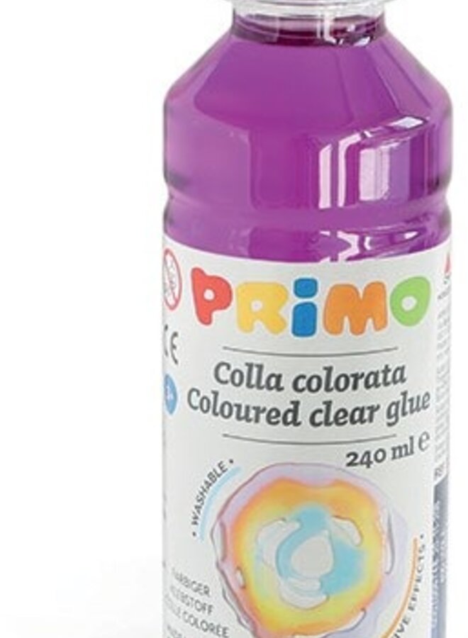 PRIMO - Lijm op waterbasis Magenta (240ml) - (Voor slijm)