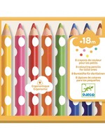 Djeco Djeco - 8 kleurpotloden vanaf 18 mnd