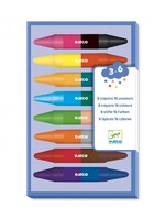 Djeco Djeco - 8 dubbel-ended wax crayons