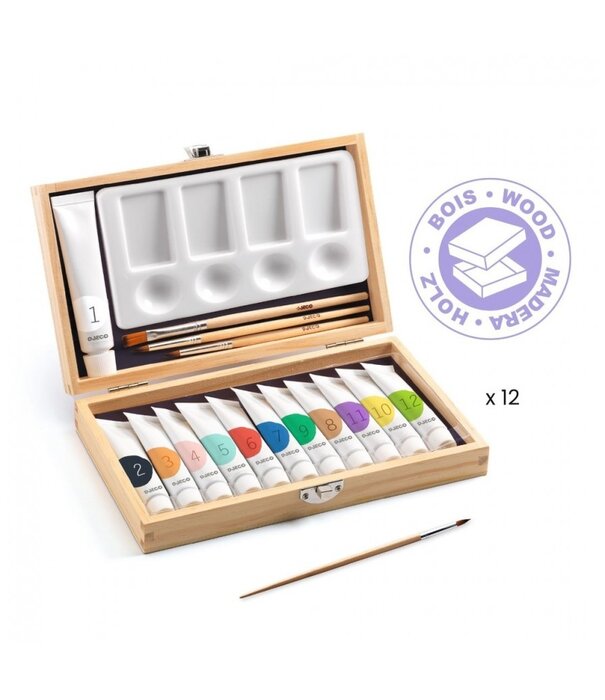 Djeco Djeco - Verfkistje met plakaatverf