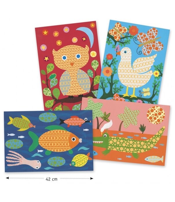 Djeco Djeco - Sponge painting - Oh, it's magic