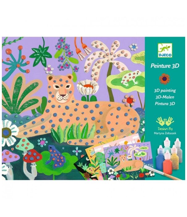 Djeco Djeco - 3D-verf - Tropisch woud