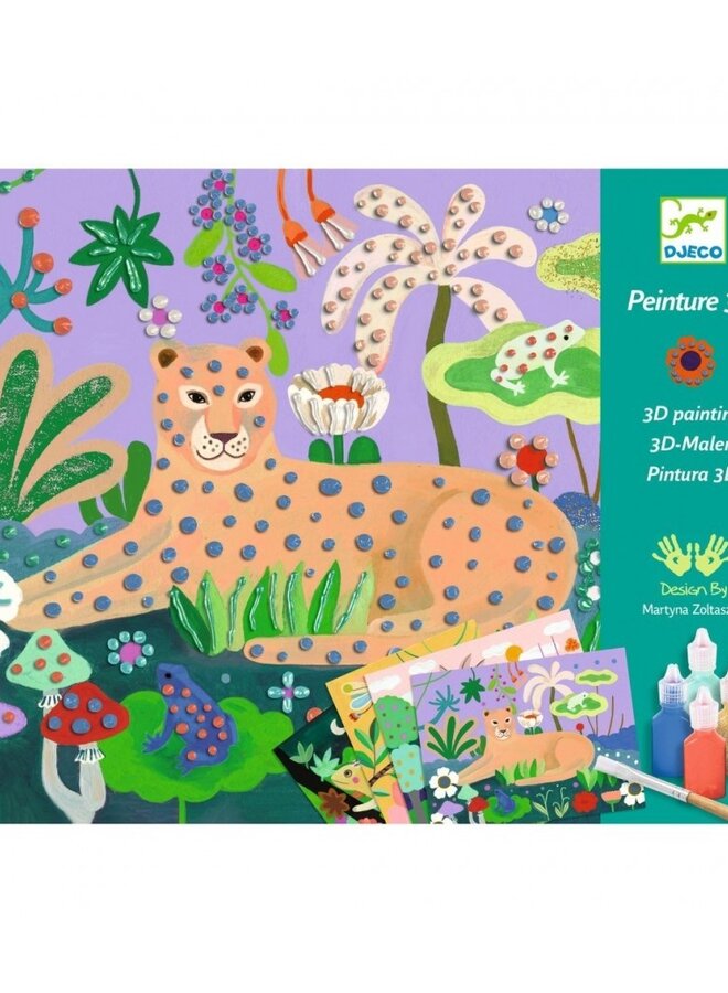 Djeco - 3D-verf - Tropisch woud
